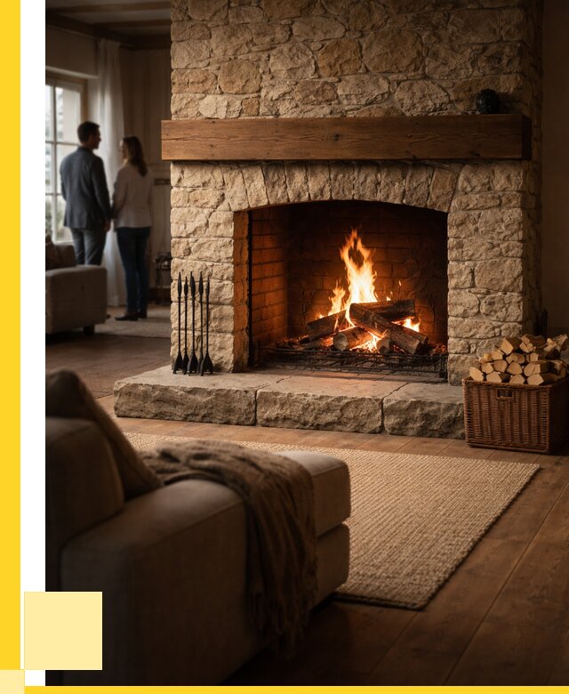 Открытые камины под ключ в Раменском от 152085 р. ЭриданРмн