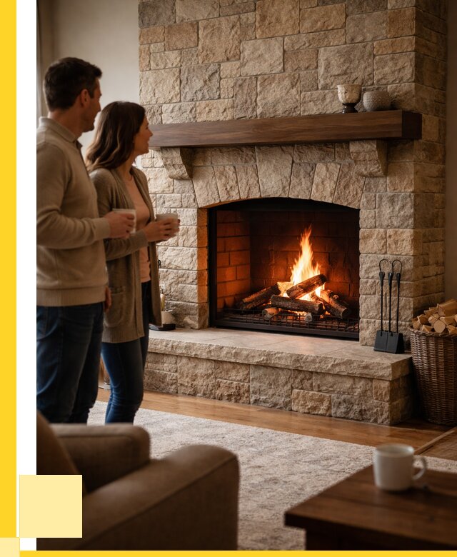 Каменные камины на заказ в Раменском от 182502 р. | ЭриданРмн