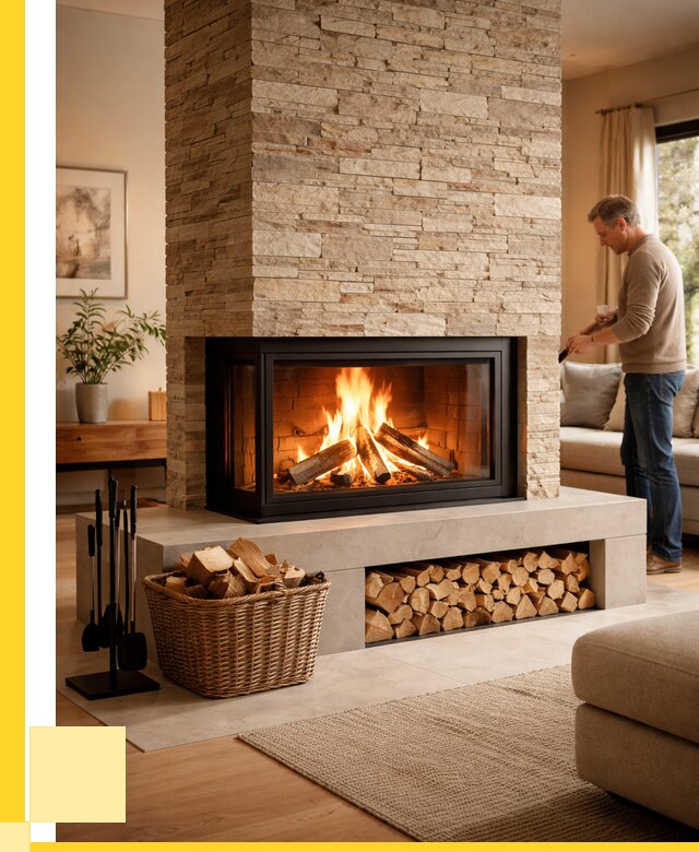 Дровяной камин под ключ в Раменском от 202780 р. | ЭриданРмн