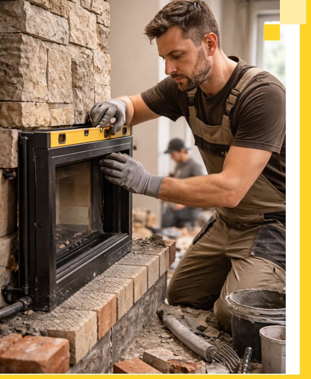 Дровяные камины под ключ в Раменском: монтаж, обустройство