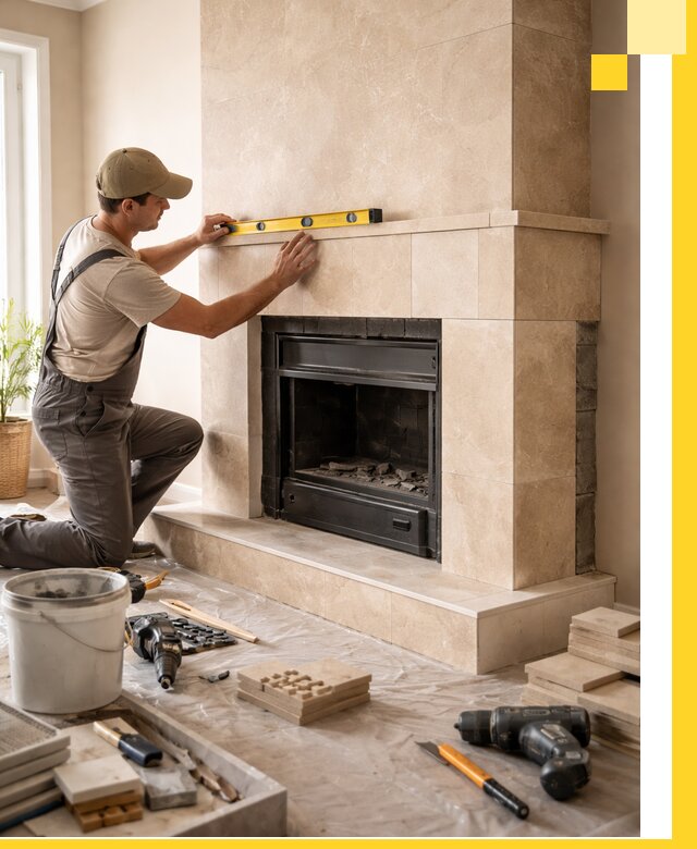 Установка и монтаж каминов в частном доме под ключ в Раменском