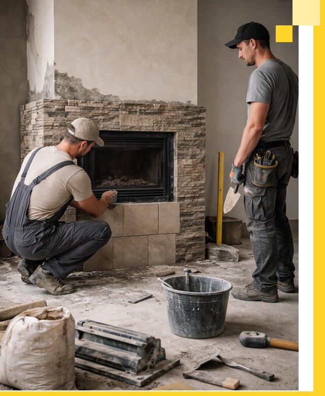 Камины под ключ в Раменском: проект, изготовление и монтаж