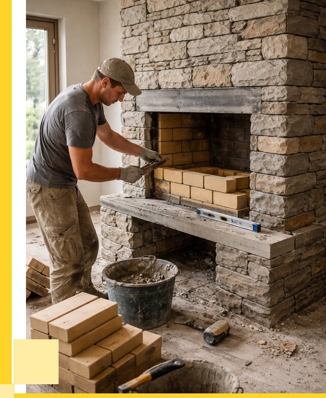 Кладка каминов и камина в Раменском от 25348 р. ЭриданРмн