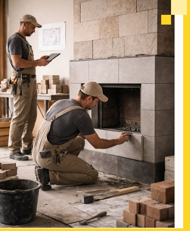 Индивидуальные проекты каминов и каминных систем в Раменском