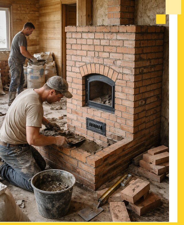 Профессиональное строительство печей в Раменском под ключ