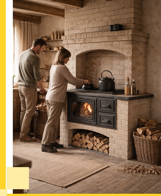 Печи с плитой в Раменском от 45626 р. | ЭриданРмн — кирпичная печь