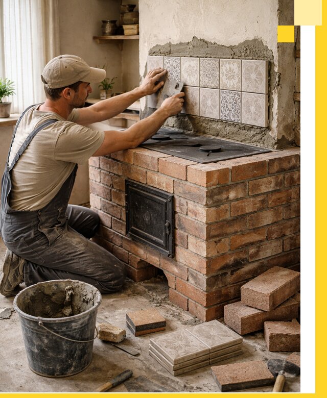 Печи с плитой на заказ монтаж гарантия и сервис в Раменском