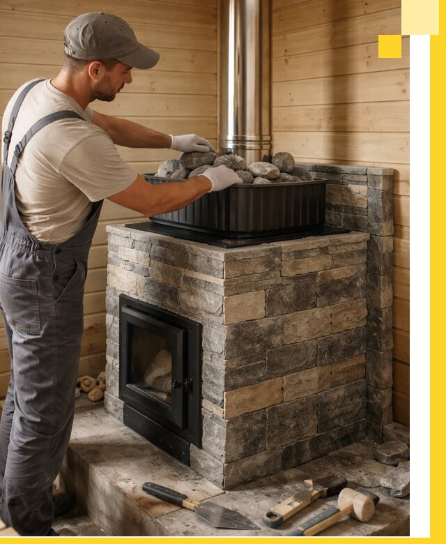 Печи для парной в Раменском, производство, монтаж и обслуживание