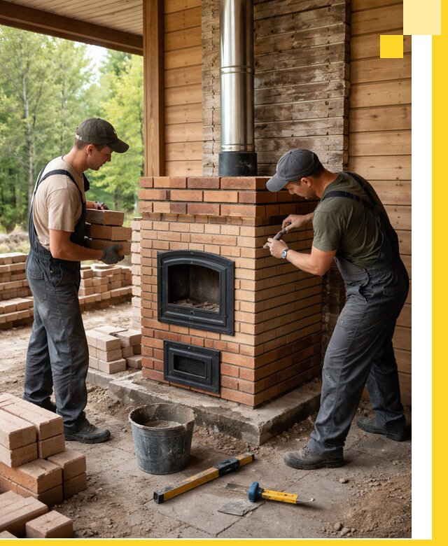Производство и установка дачных печей под ключ в Раменском