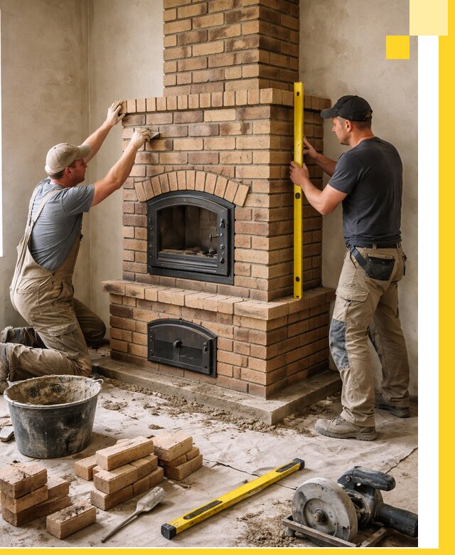 Продажа и установка печей и каминов для дома под ключ в Раменском