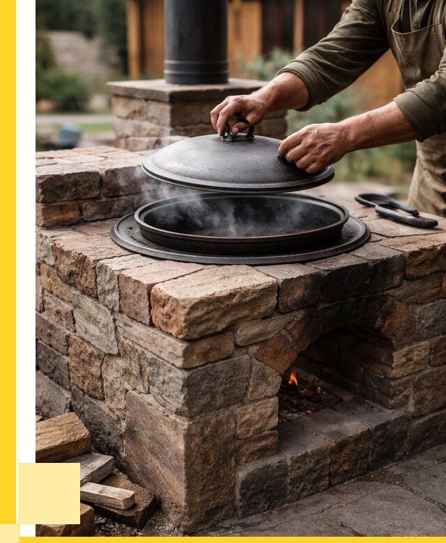 Печи для казана в Раменском по цене от 18250 р. | ЭриданРмн