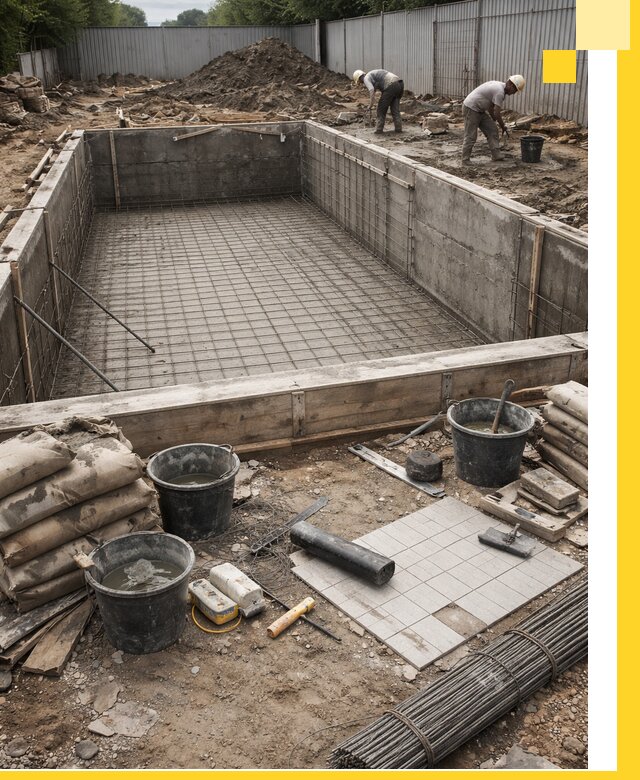 Строительство бассейнов под ключ в Раменском, дизайн и монтаж