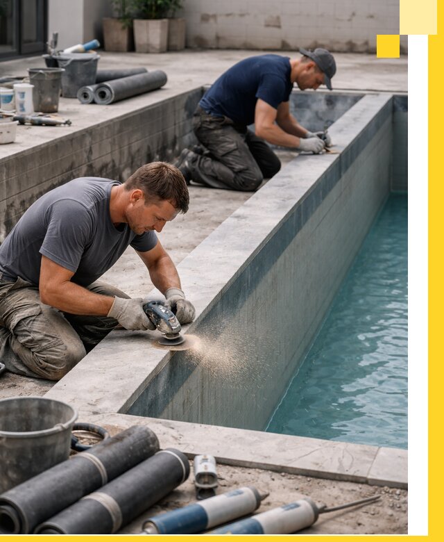 Профессиональный ремонт бассейнов под ключ в Раменском