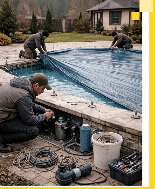 Консервация бассейнов в Раменском: подготовка к длительному хранению