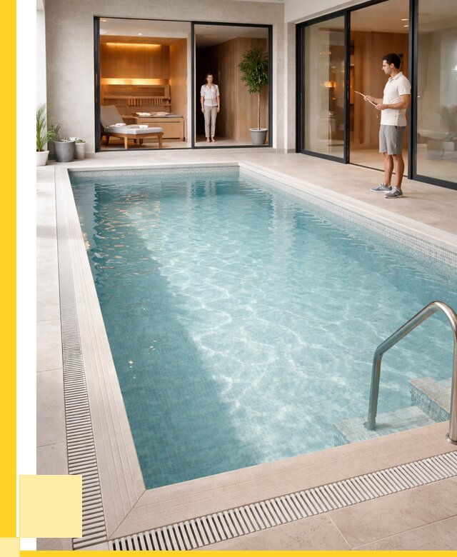 Отделка бассейна пленкой ПВХ в Раменском от 3549 р. - ЭриданРмн