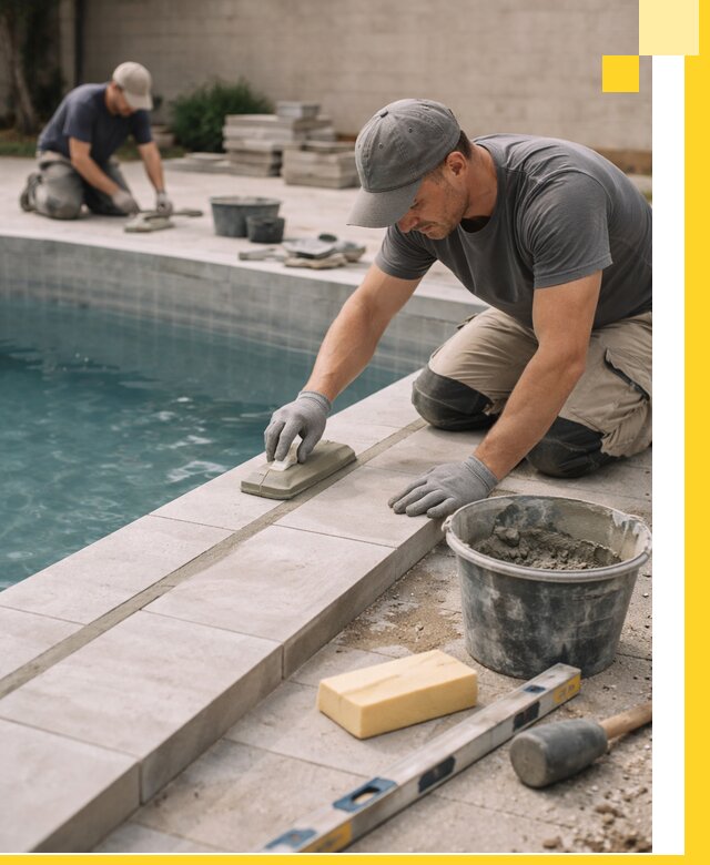 Отделка бассейнов в Раменском: декоративная отделка и гидроизоляция