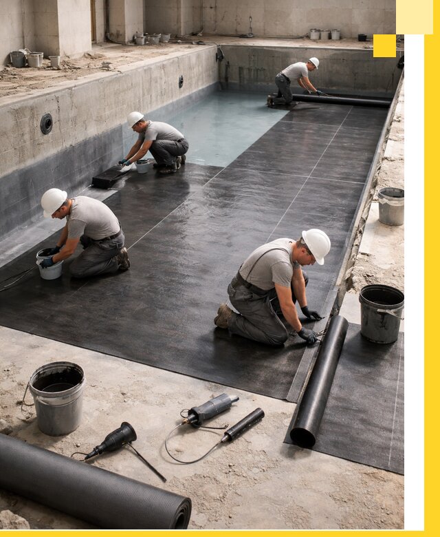 Профессиональная гидроизоляция бассейнов и чаш в Раменском под ключ