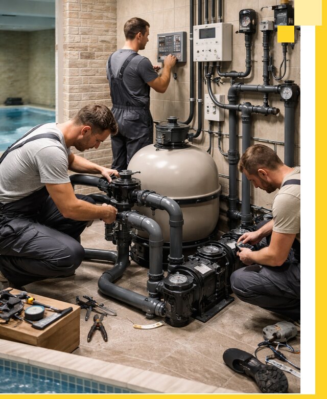 Комплексное оборудование для бассейнов под ключ в Раменском