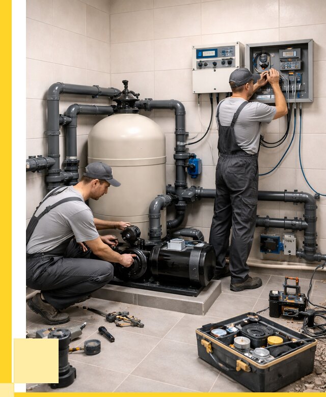 Монтаж оборудования для бассейнов в Раменском от 40556 р. | ЭриданРмн