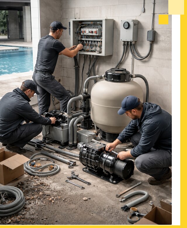 Профессиональный монтаж оборудования для бассейнов в Раменском