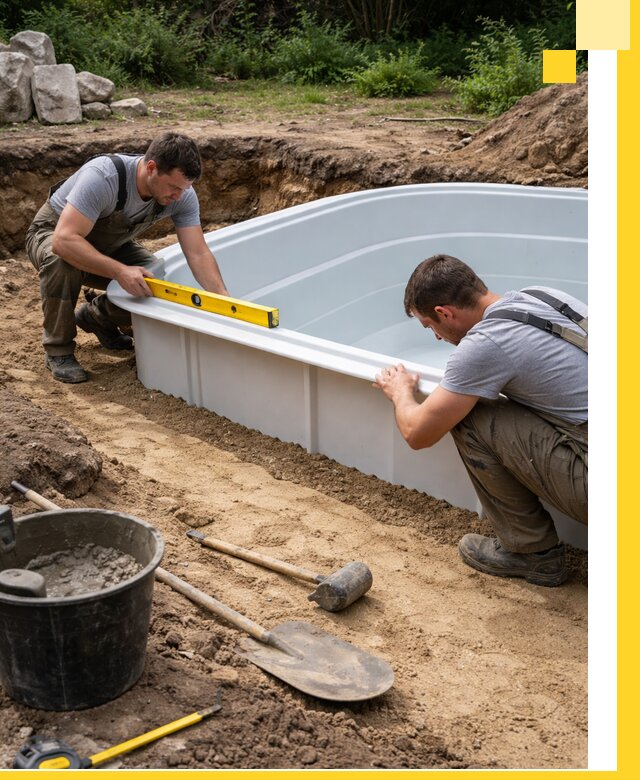 Производство и установка пластиковых бассейнов в Раменском под ключ