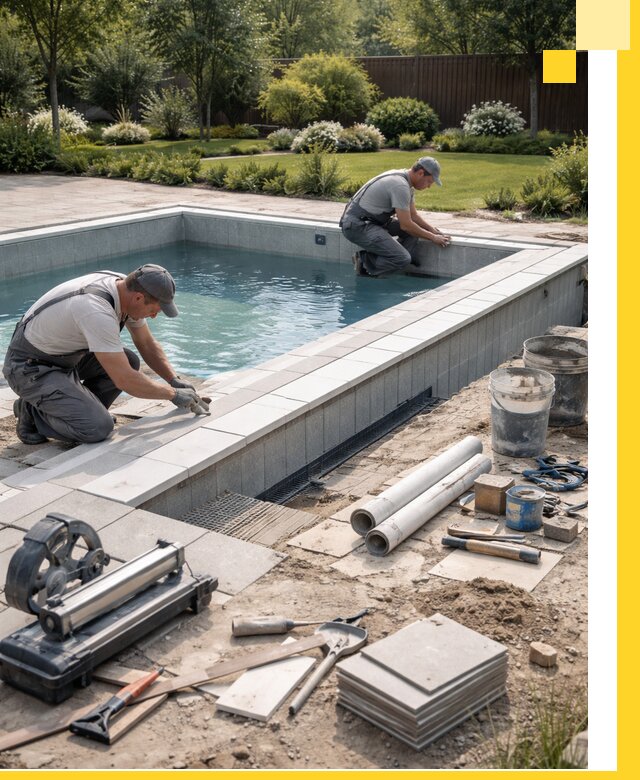 Строительство открытых бассейнов под ключ в Раменском профессионально