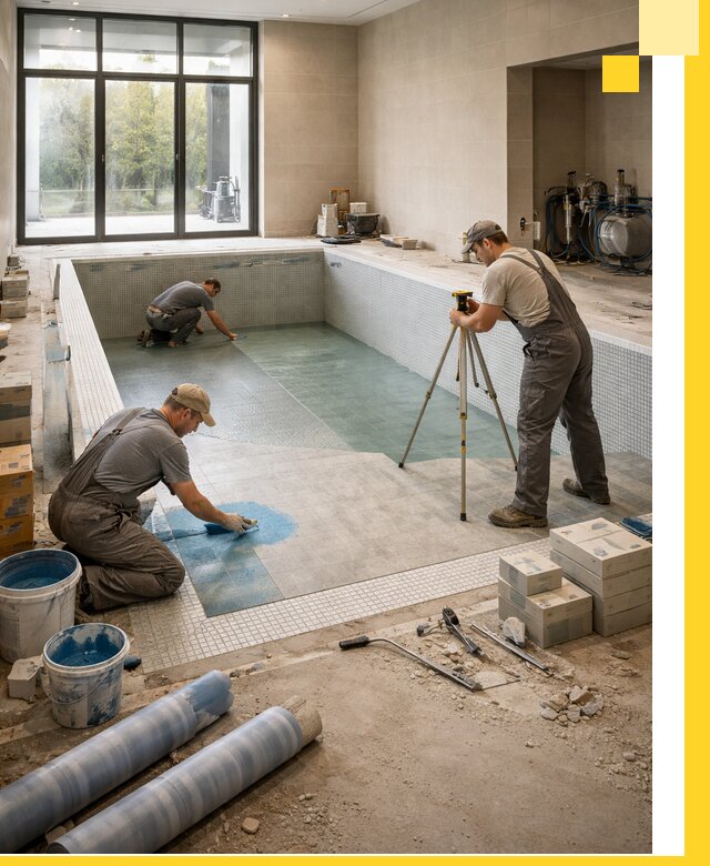 Проект и строительство закрытых бассейнов в Раменском под ключ