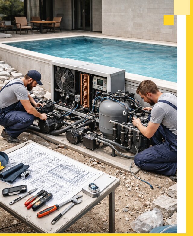 Проектирование и монтаж бассейнов с подогревом в Раменском