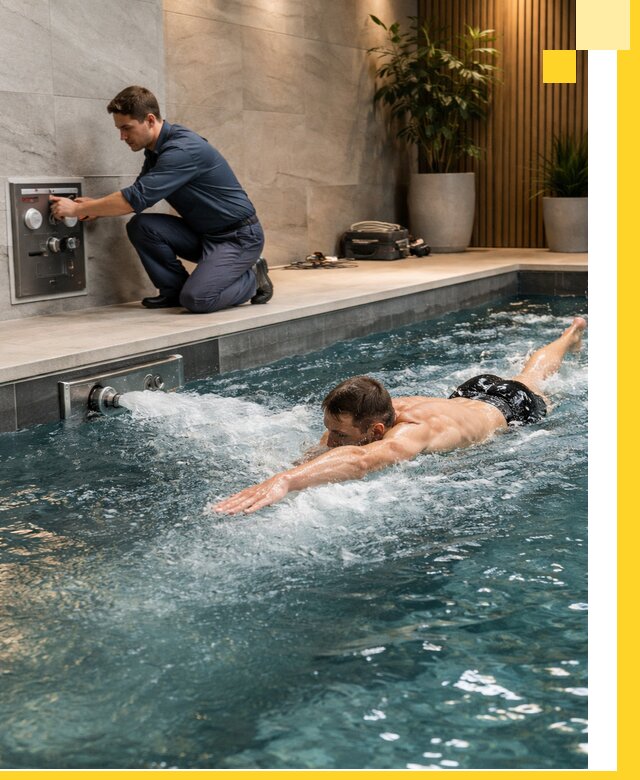 Проектирование и монтаж бассейнов с противотоком в Раменском