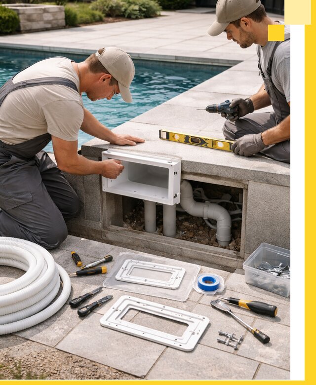 Поставка и установка скиммеров для бассейнов в Раменском