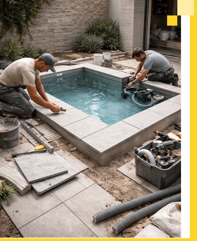 Мини бассейны под ключ в Раменском, дизайн и установка