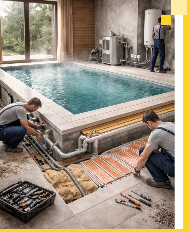 Проектирование и строительство тёплых бассейнов в Раменском