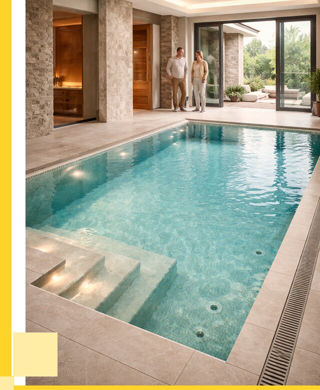 Бассейн во дворе в Раменском: проект, отделка от 1216680 р. | ЭриданРмн