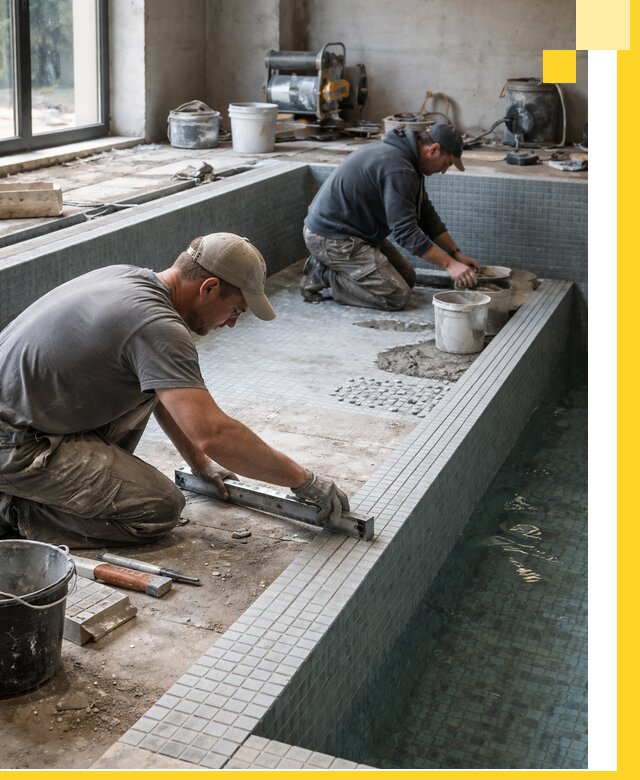 Строительство бассейна в частном доме в Раменском под ключ