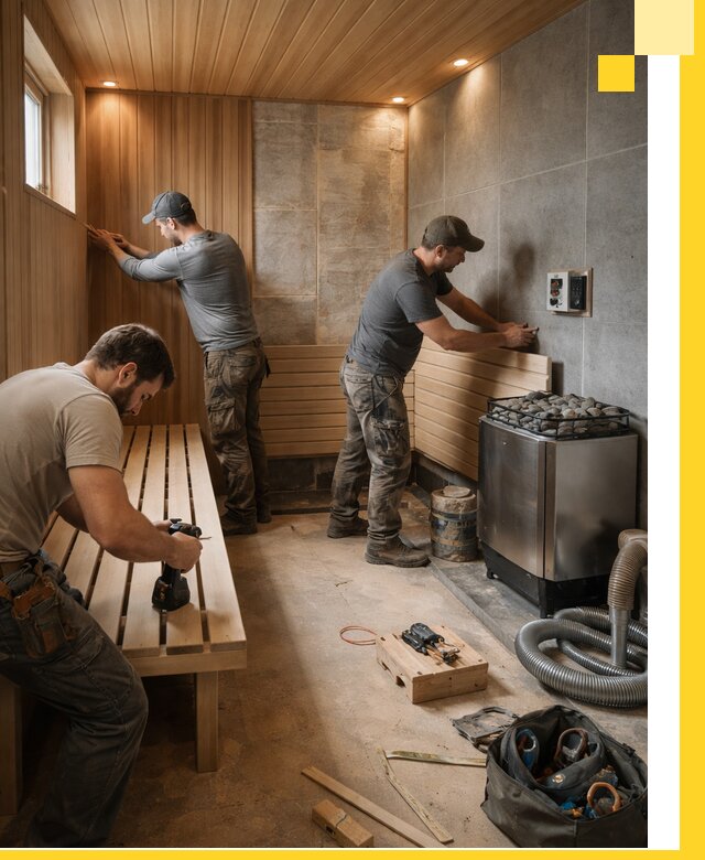 Сауны под ключ в Раменском, проектирование, строительство, отделка