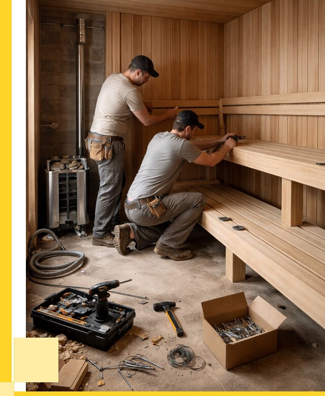 Монтаж саун под ключ в Раменском от 121668 р. | ЭриданРмн