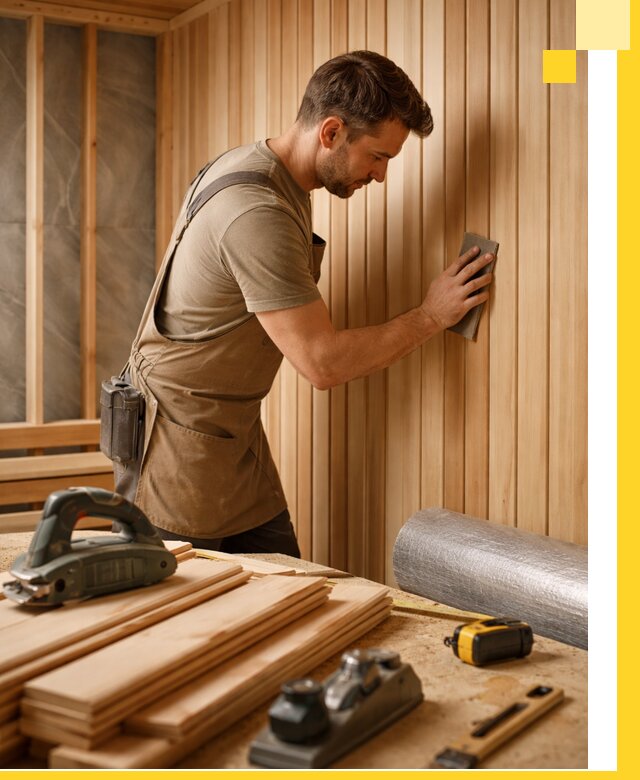 Профессиональная отделка саун и парных под ключ в Раменском