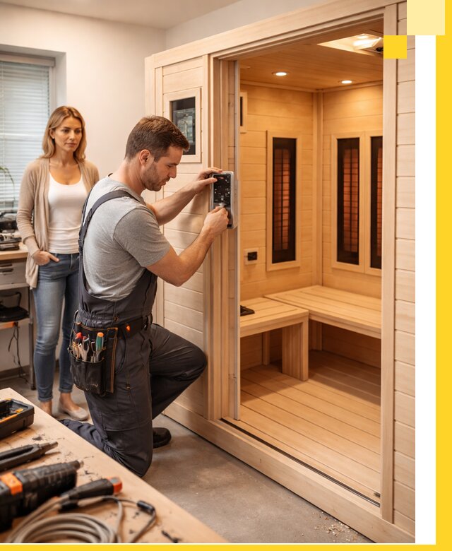 Инфракрасные сауны под ключ в Раменском продажа и установка