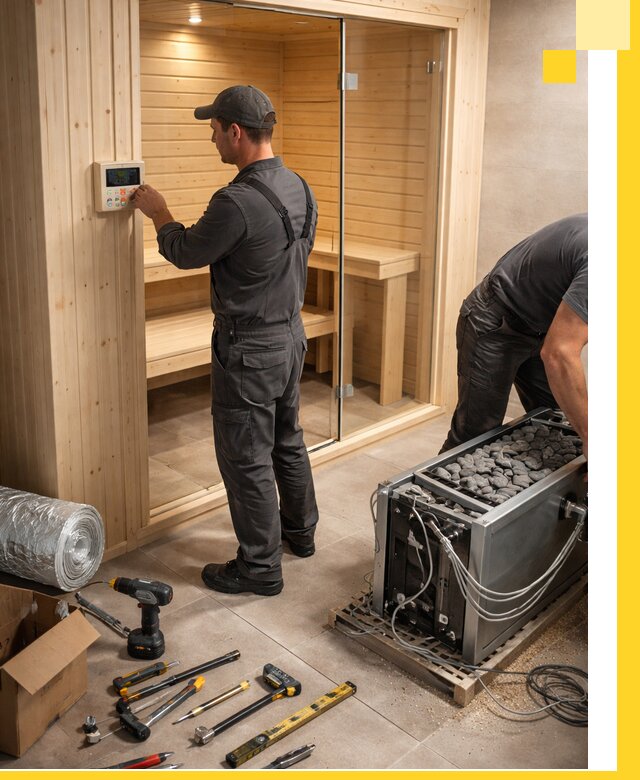 Поставка, установка и монтаж электрических саун в Раменском