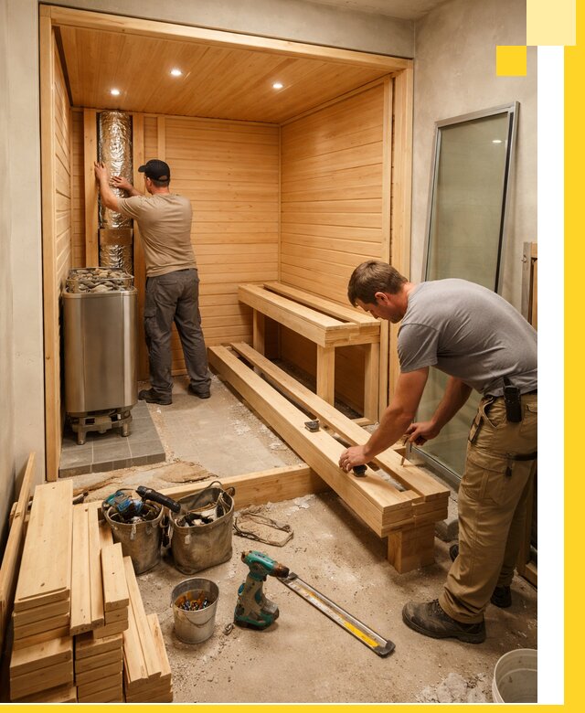 Проектирование и установка домашних саун под ключ в Раменском