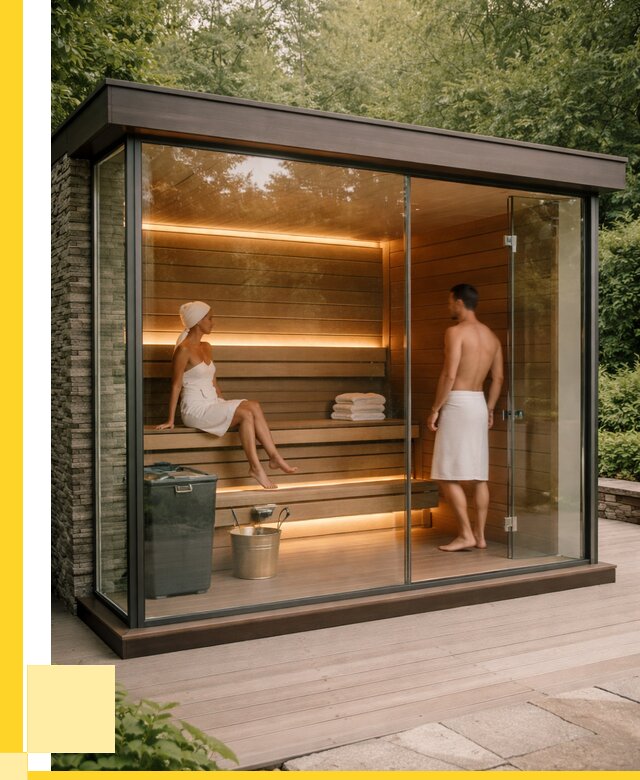 Сауна стеклянная и двери для сауны в Раменском от 253475 р. | ЭриданРмн