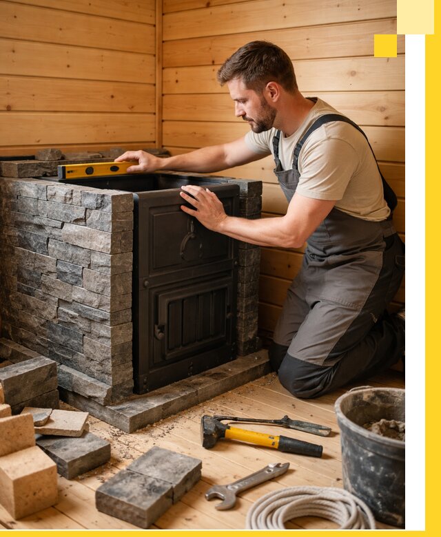 Производство и установка печей для саун под ключ в Раменском