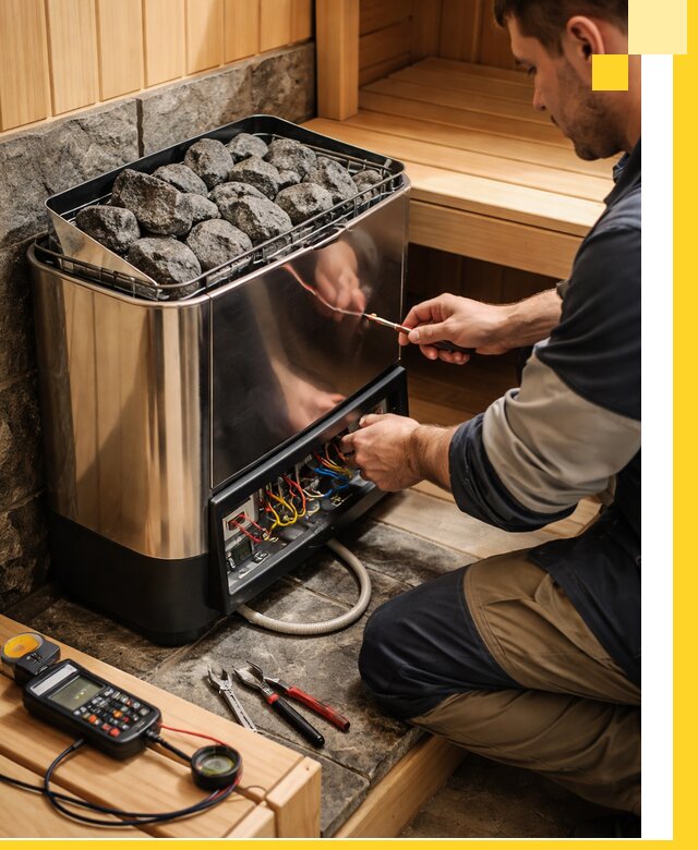 Продажа и установка электрокаменок для саун в Раменском