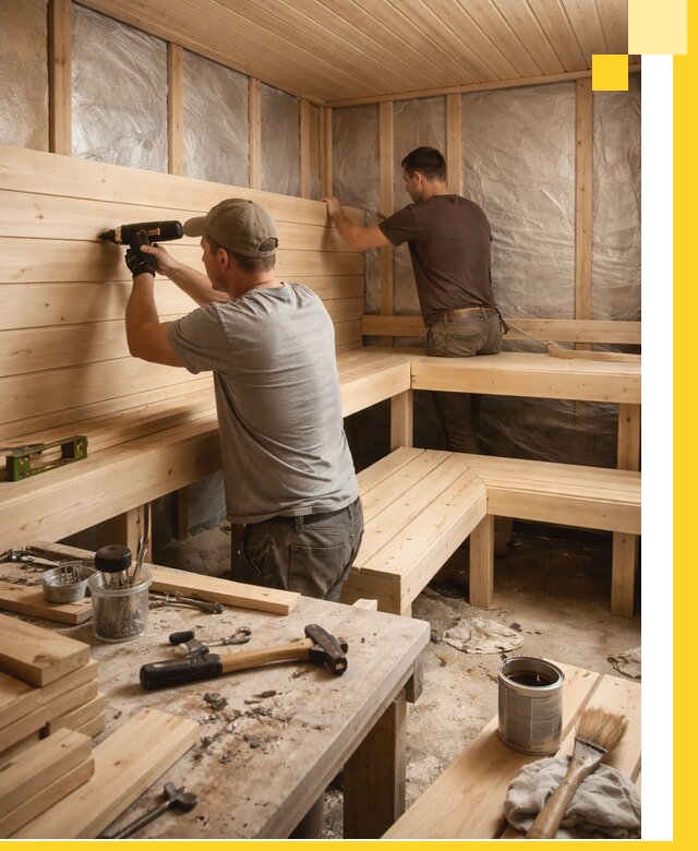 Профессиональная отделка бань и саун под ключ в Раменском