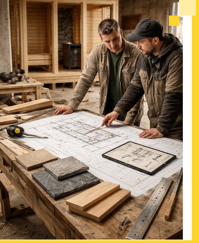 Проекты бань под ключ и планы строительства в Раменском