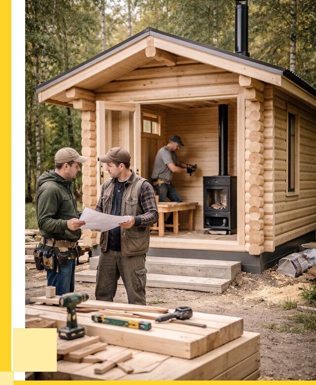 Монтаж бань под ключ в Раменском — от 202780 р. | ЭриданРмн