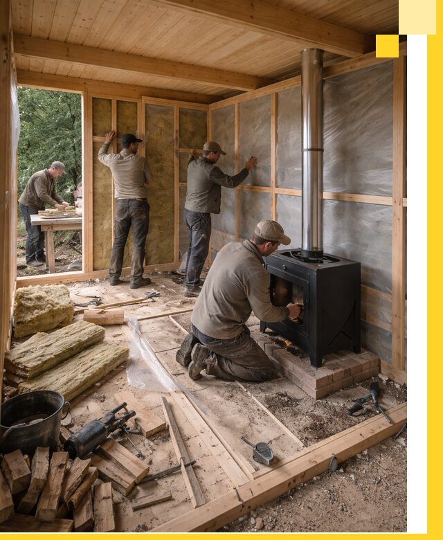 Профессиональный монтаж бань под ключ в Раменском для дома