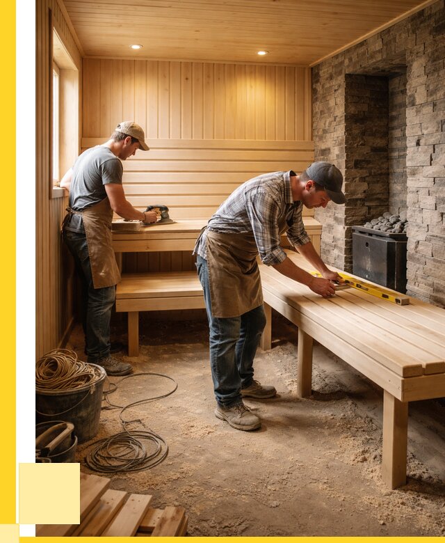 Отделка бани в Раменском: внутренняя отделка от 3042 р. | ЭриданРмн