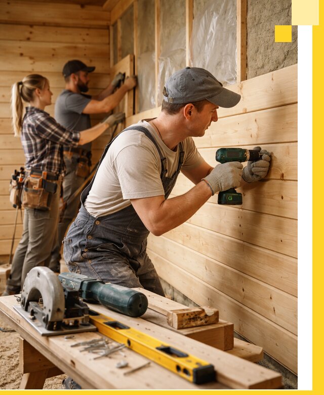 Обшивка бань под ключ в Раменском: отделка стен и потолков