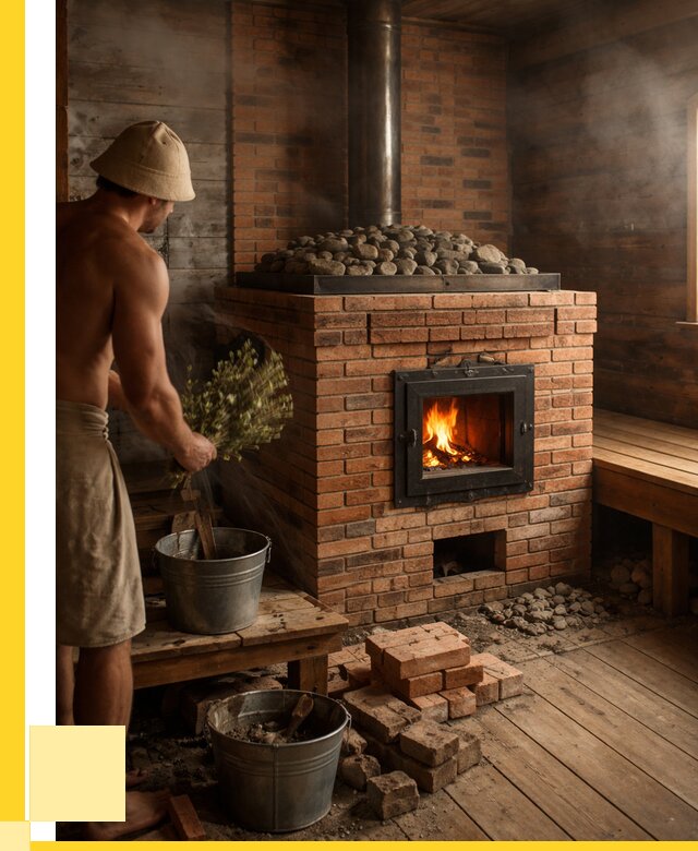Кирпичные банные печи в Раменском от 91251 р. | ЭриданРмн